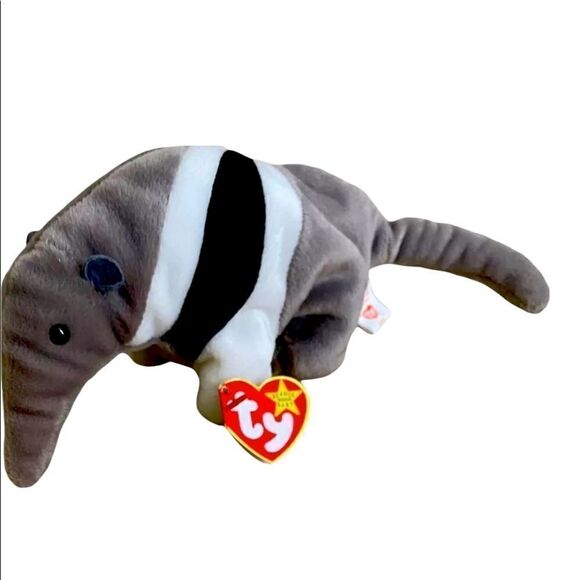 Ty Original Ants The Anteater Beanie Baby Born Sept 7, 1997 NWT - Picture 1 of 3